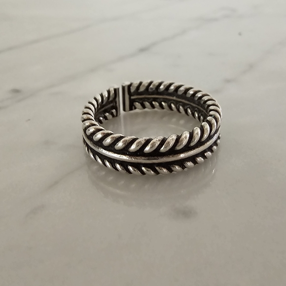 925 Silver ring (adjustable) - Picture 1 of 4